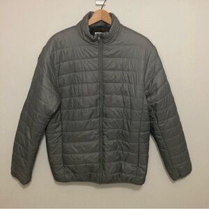 Men’s West Loop Gray Puffer Jacket, Size XL Extra Large, Winter Fall Coat